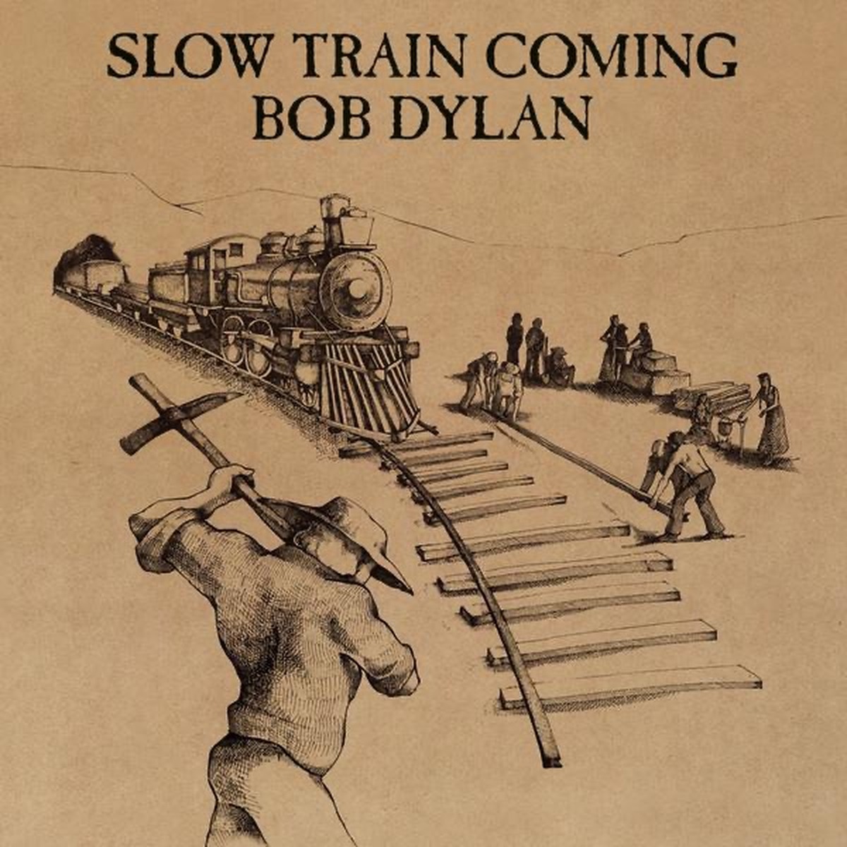 Slow Train Coming by Bob Dylan album cover