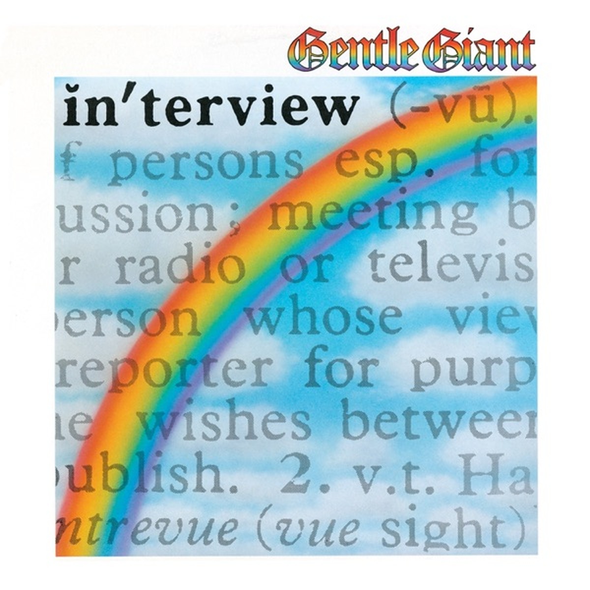Interview (album) by Gentle Giant album cover