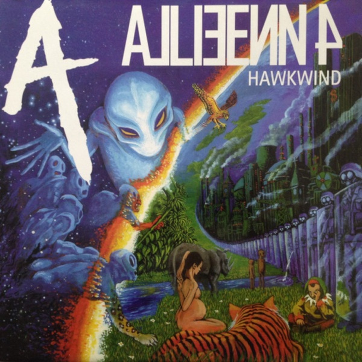 Alien 4 by Hawkwind album cover