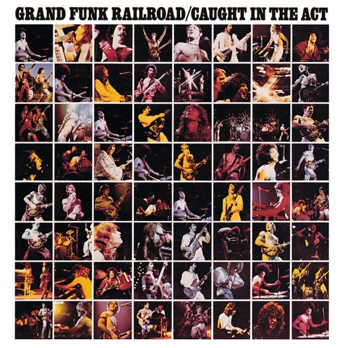 Caught in the Act by Grand Funk Railroad album cover