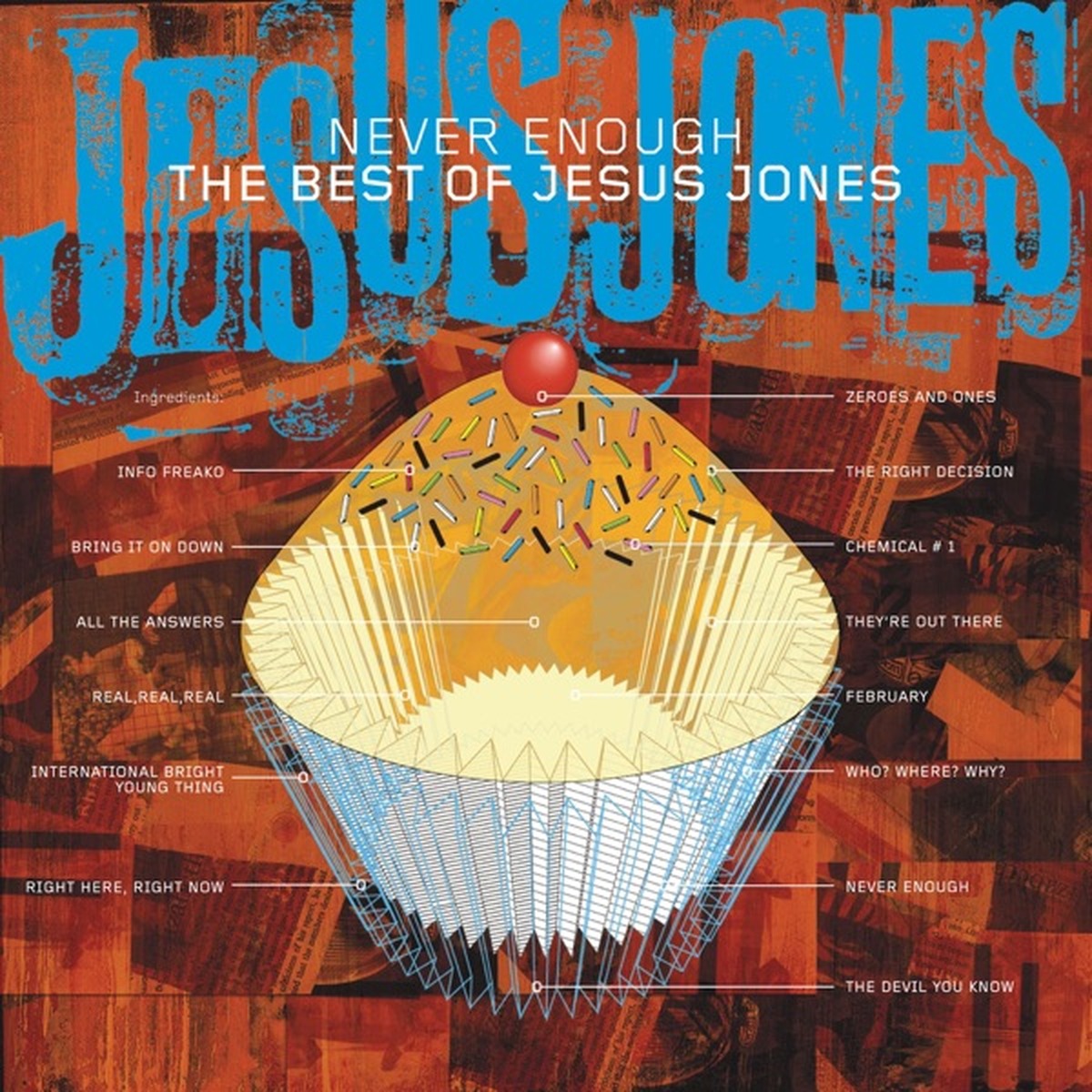 Never Enough: The Best of Jesus Jones by Jesus Jones album cover