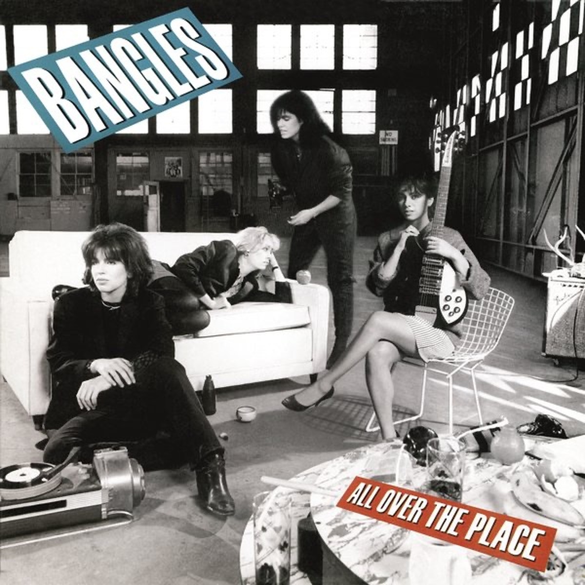 All Over the Place (The Bangles album) by The Bangles album cover
