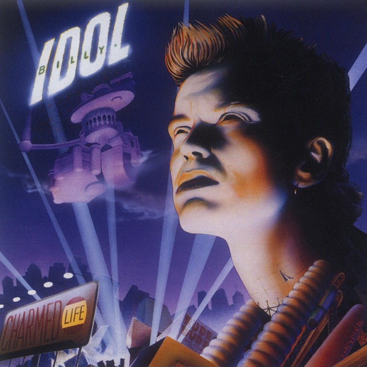 Charmed Life by Billy Idol album cover