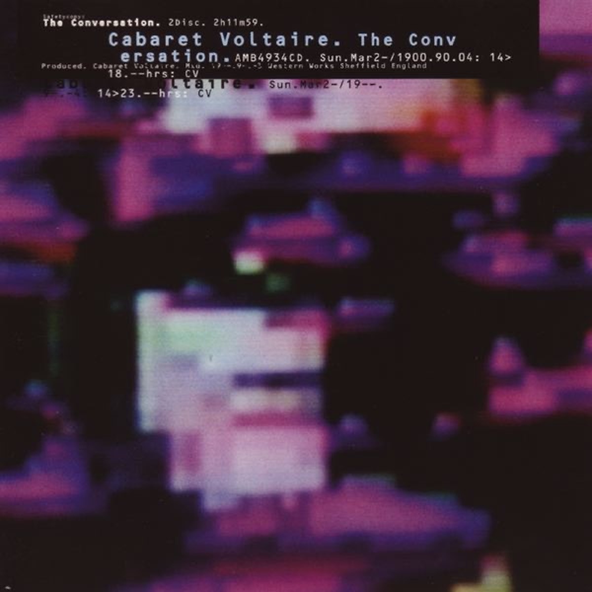 The Conversation by Cabaret Voltaire album cover