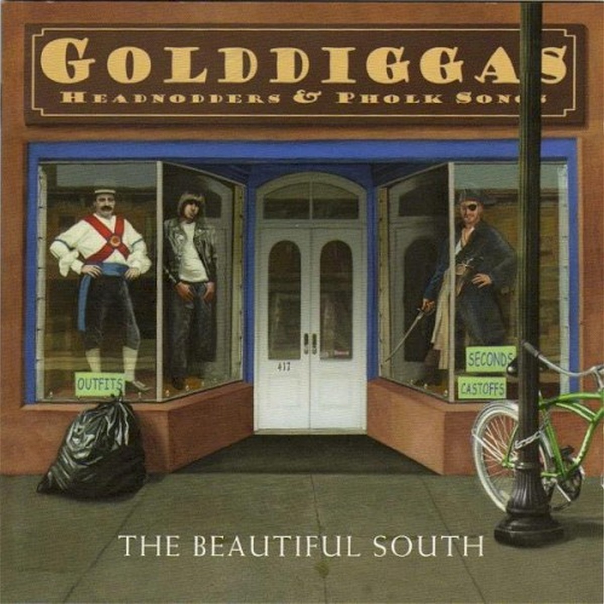 Golddiggas, Headnodders and Pholk Songs by The Beautiful South album cover