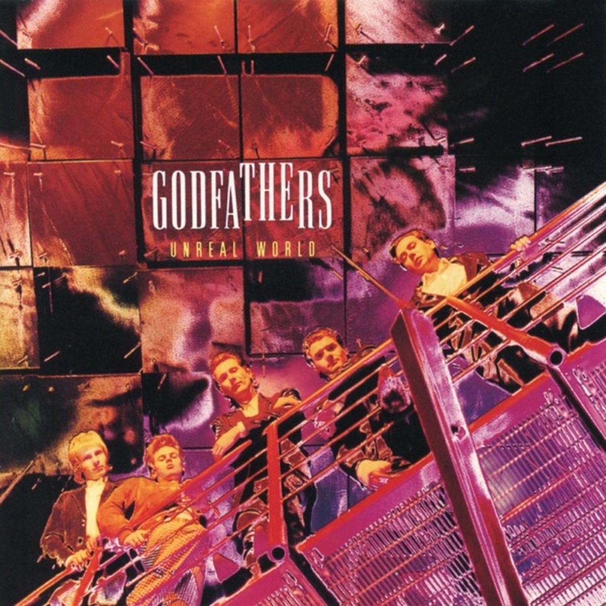 Unreal World by The Godfathers album cover