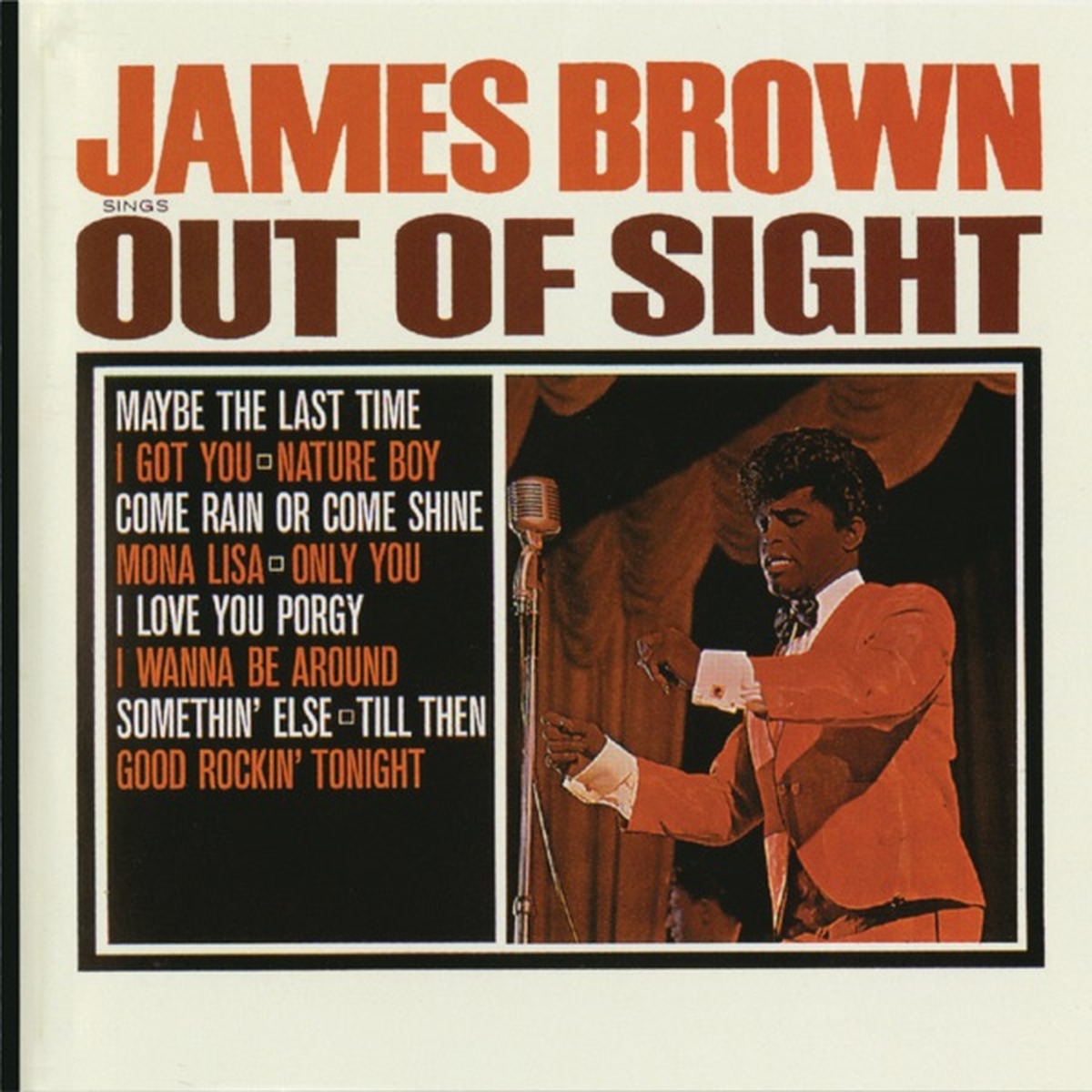Out of Sight by James Brown album cover