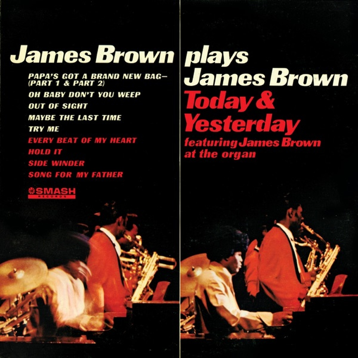 James Brown Plays James Brown Today & Yesterday by James Brown album cover