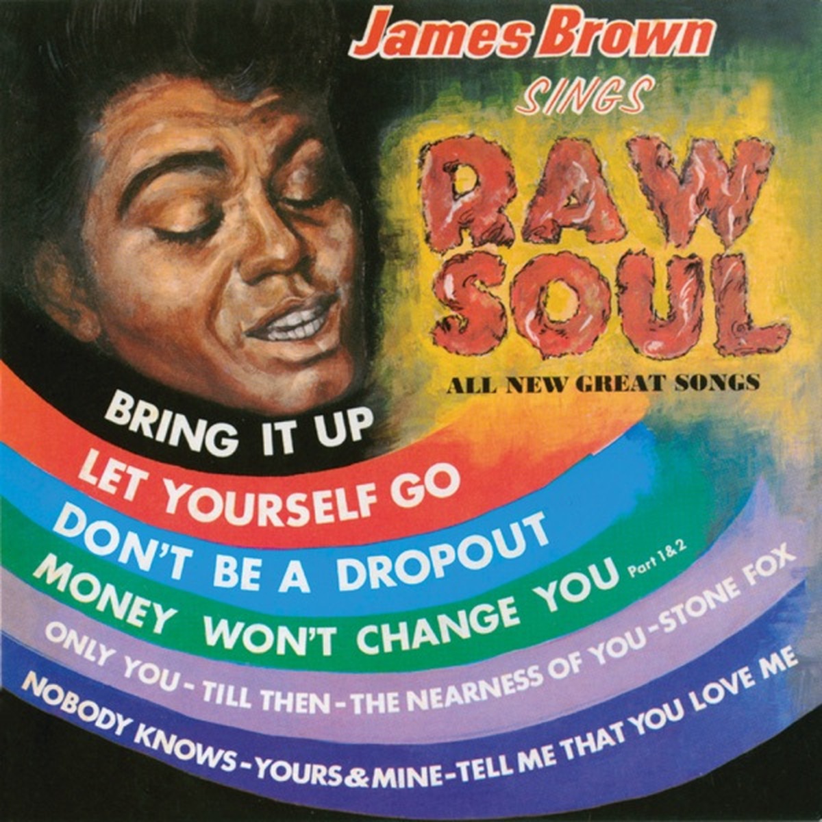 James Brown Sings Raw Soul by James Brown album cover