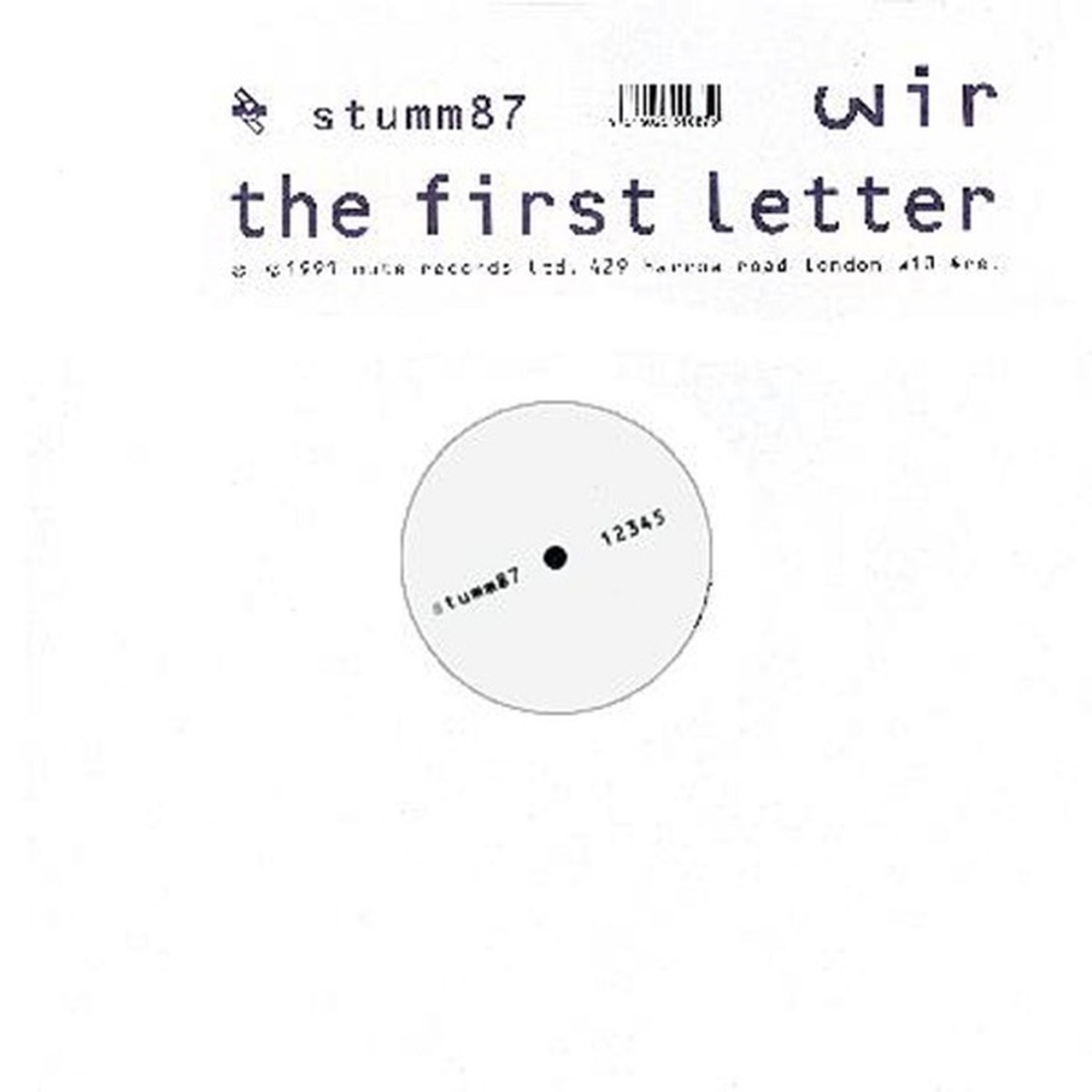 The First Letter by Wire