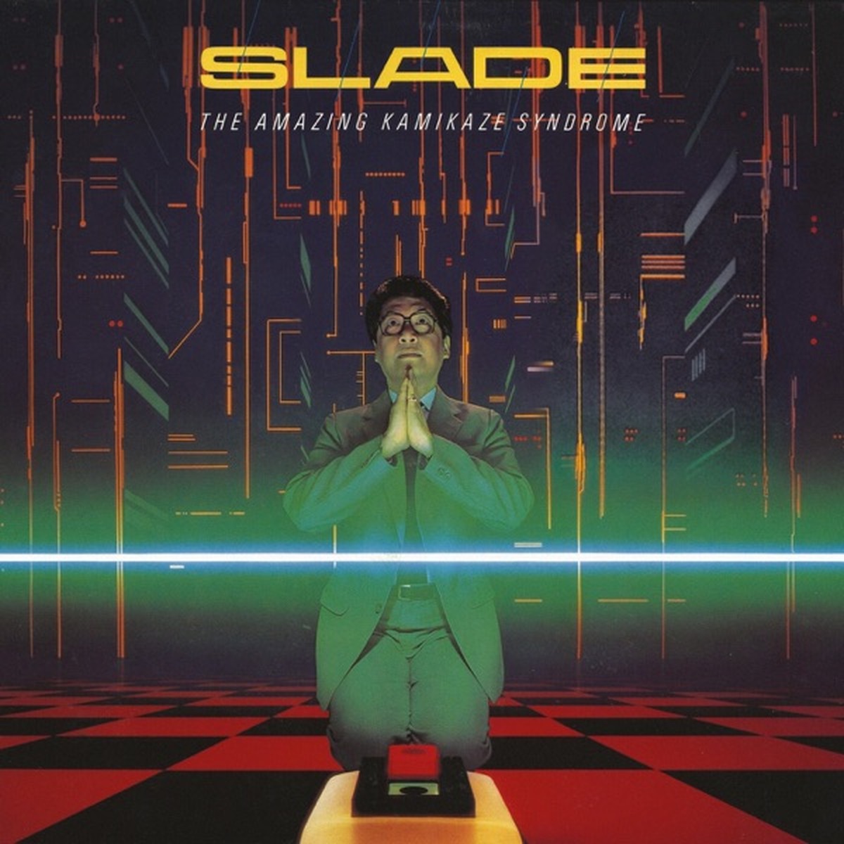 The Amazing Kamikaze Syndrome by Slade album cover