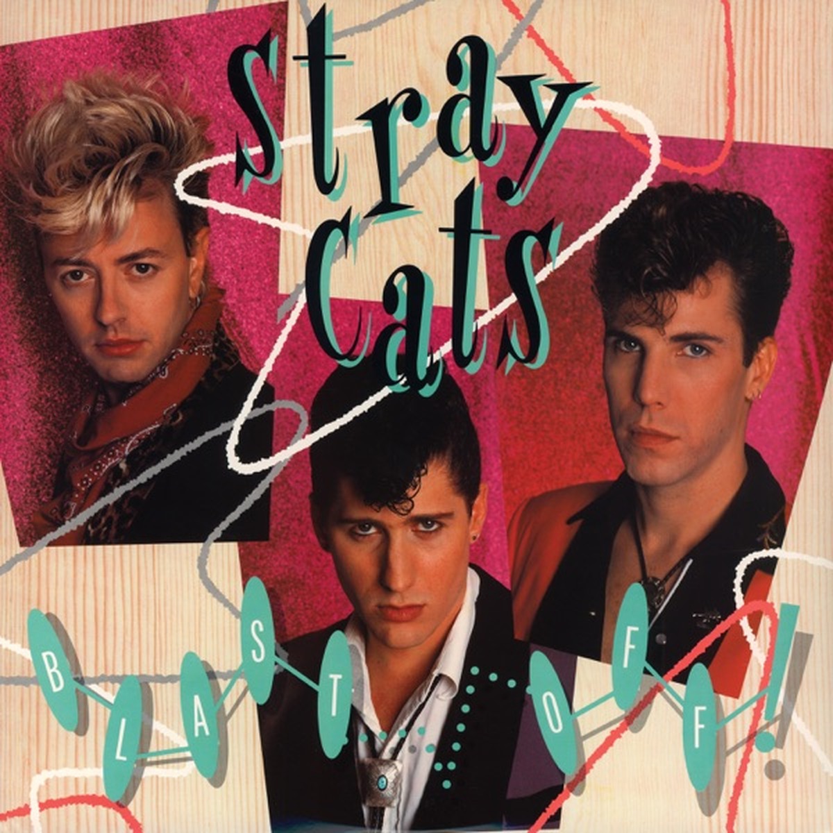 Blast Off! by Stray Cats album cover