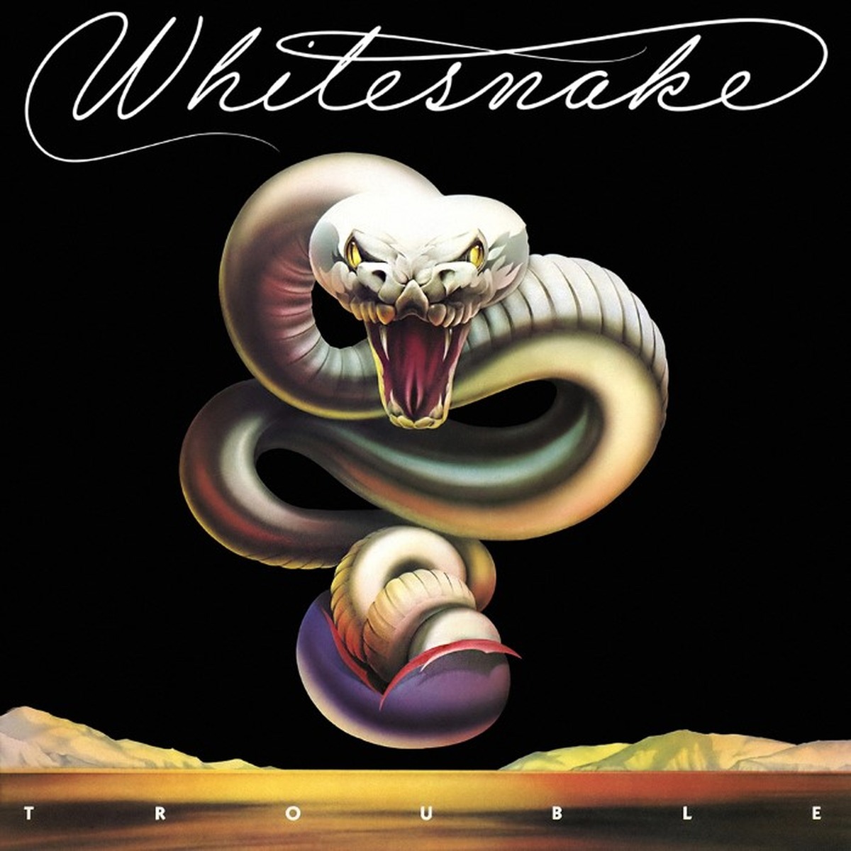 Trouble by Whitesnake album cover