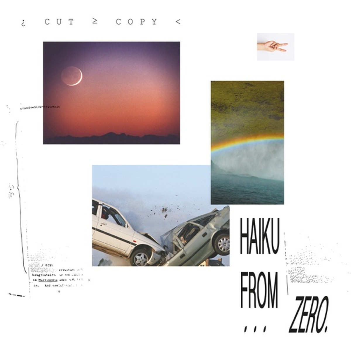 Haiku from Zero by Cut Copy album cover