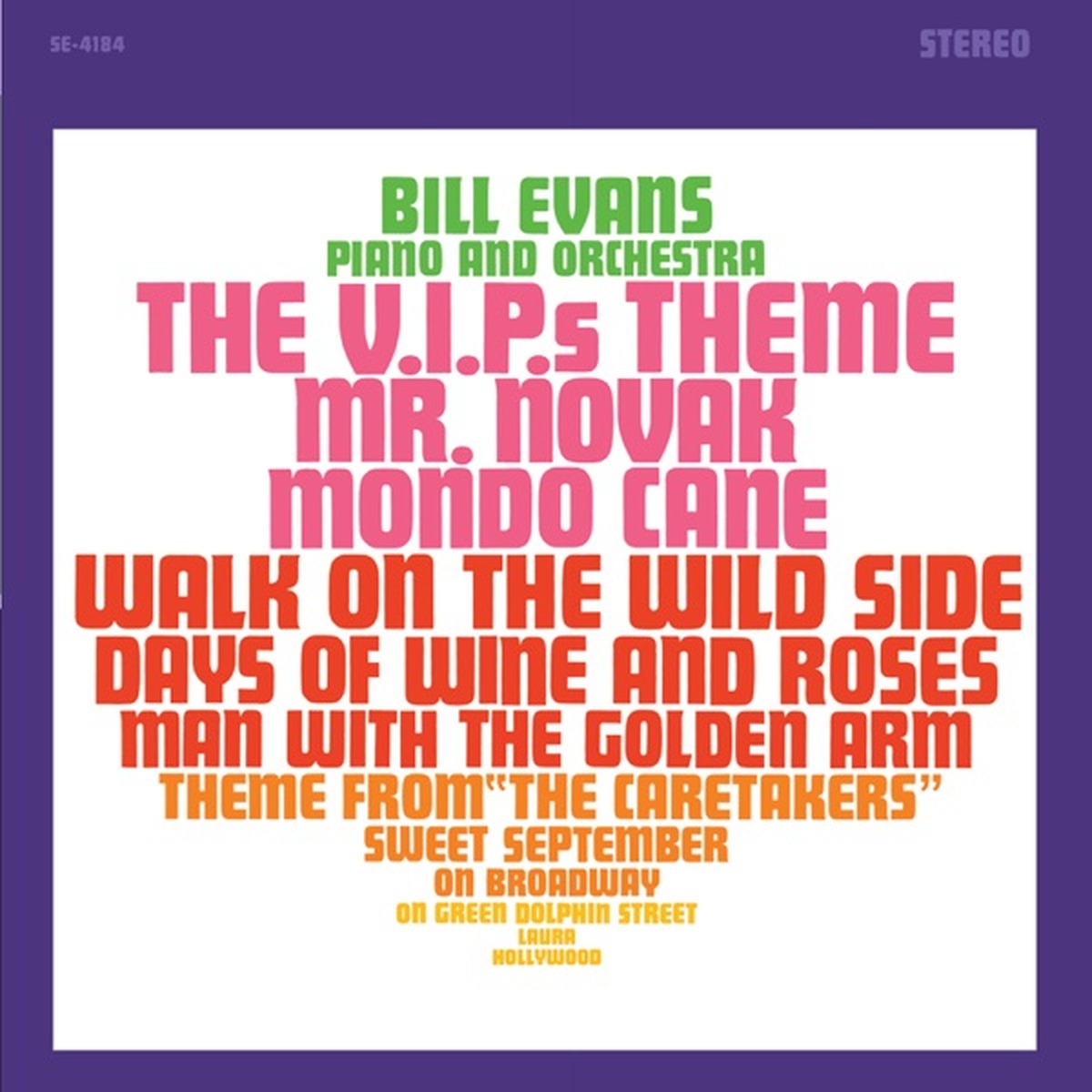 Plays the Theme from The V.I.P.s and Other Great Songs by Bill Evans album cover