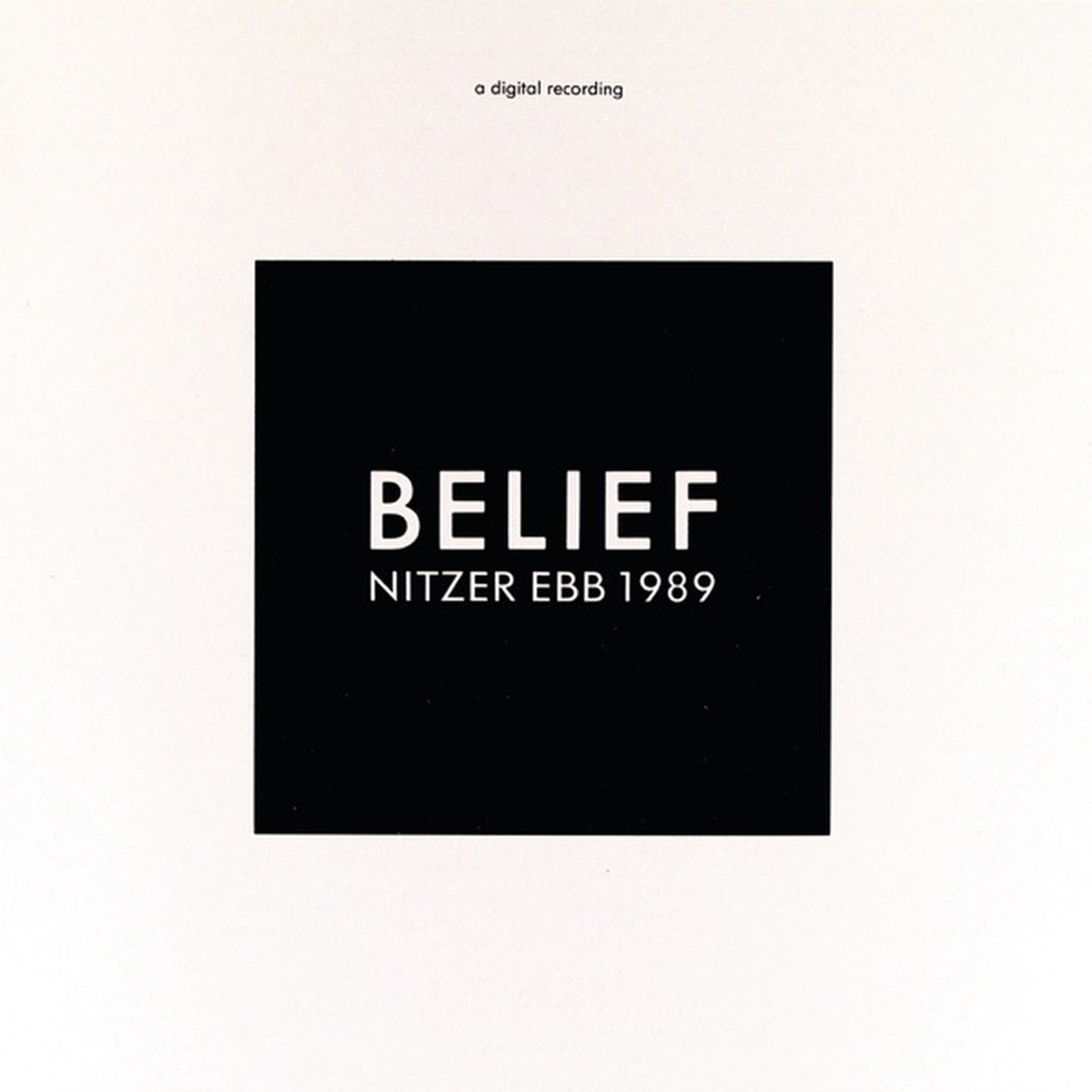Belief by Nitzer Ebb album cover
