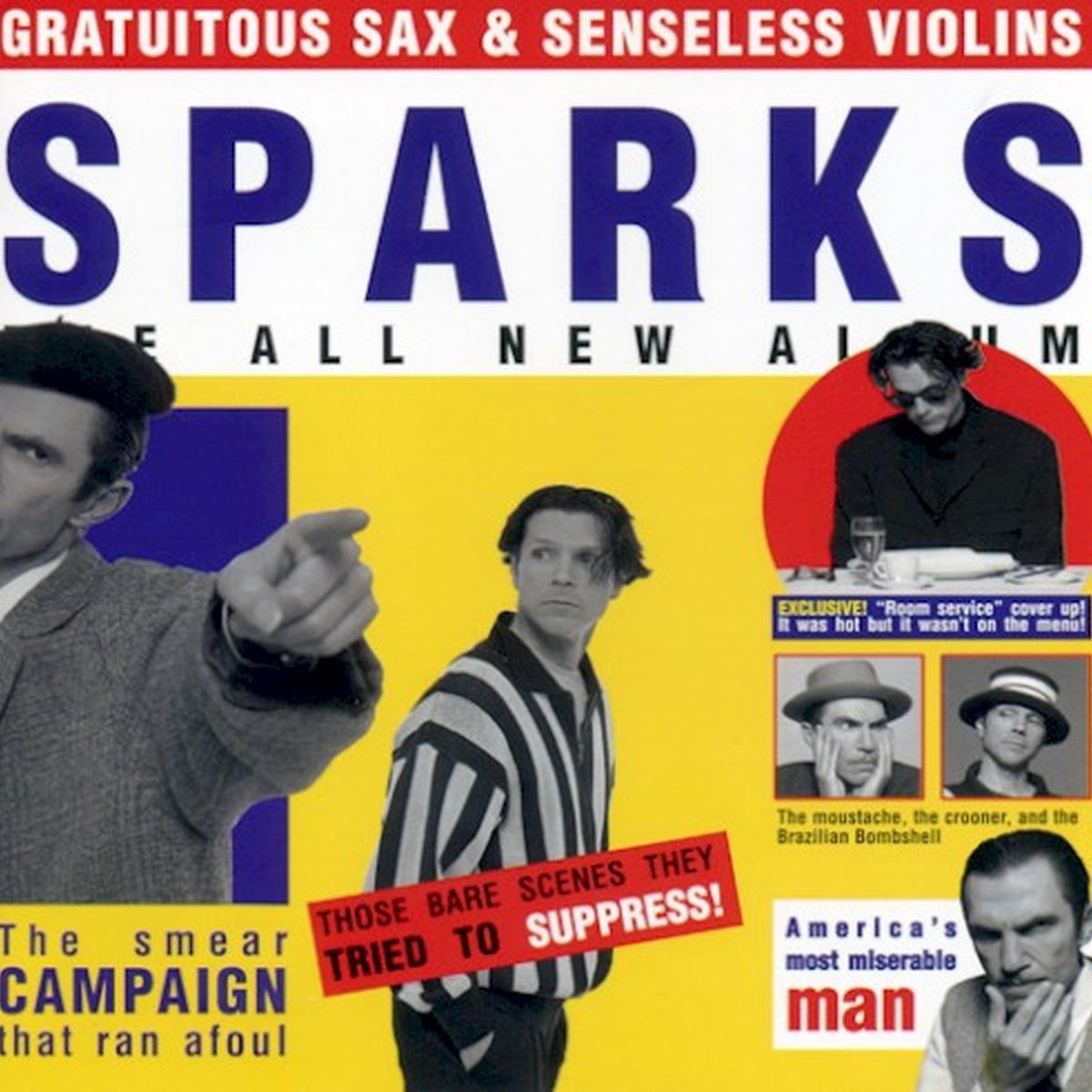 Gratuitous Sax & Senseless Violins by Sparks album cover
