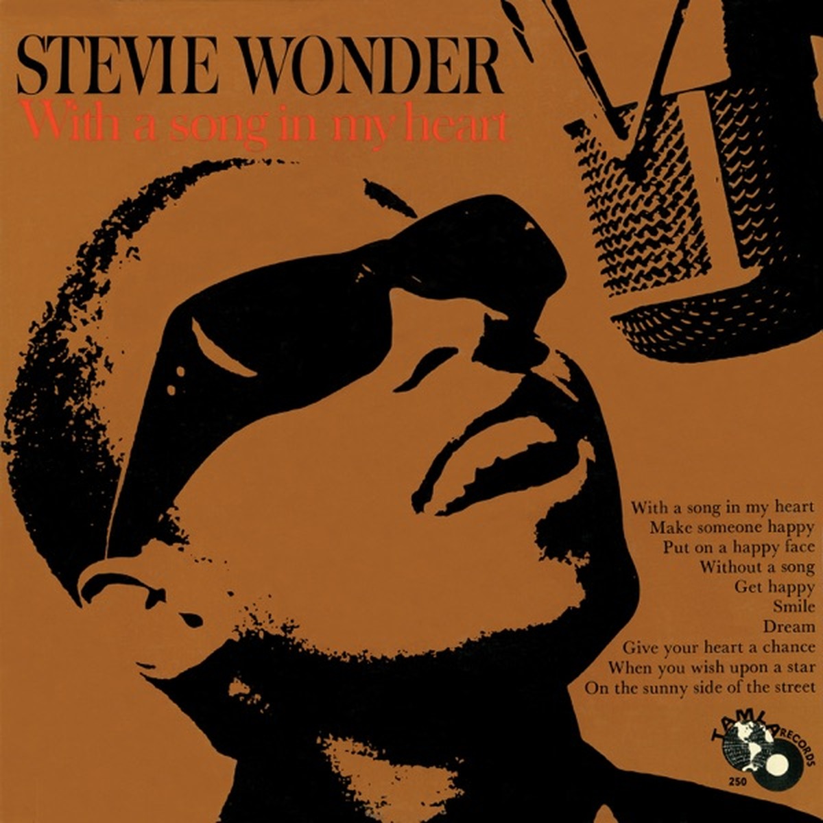 With a Song in My Heart by Stevie Wonder album cover