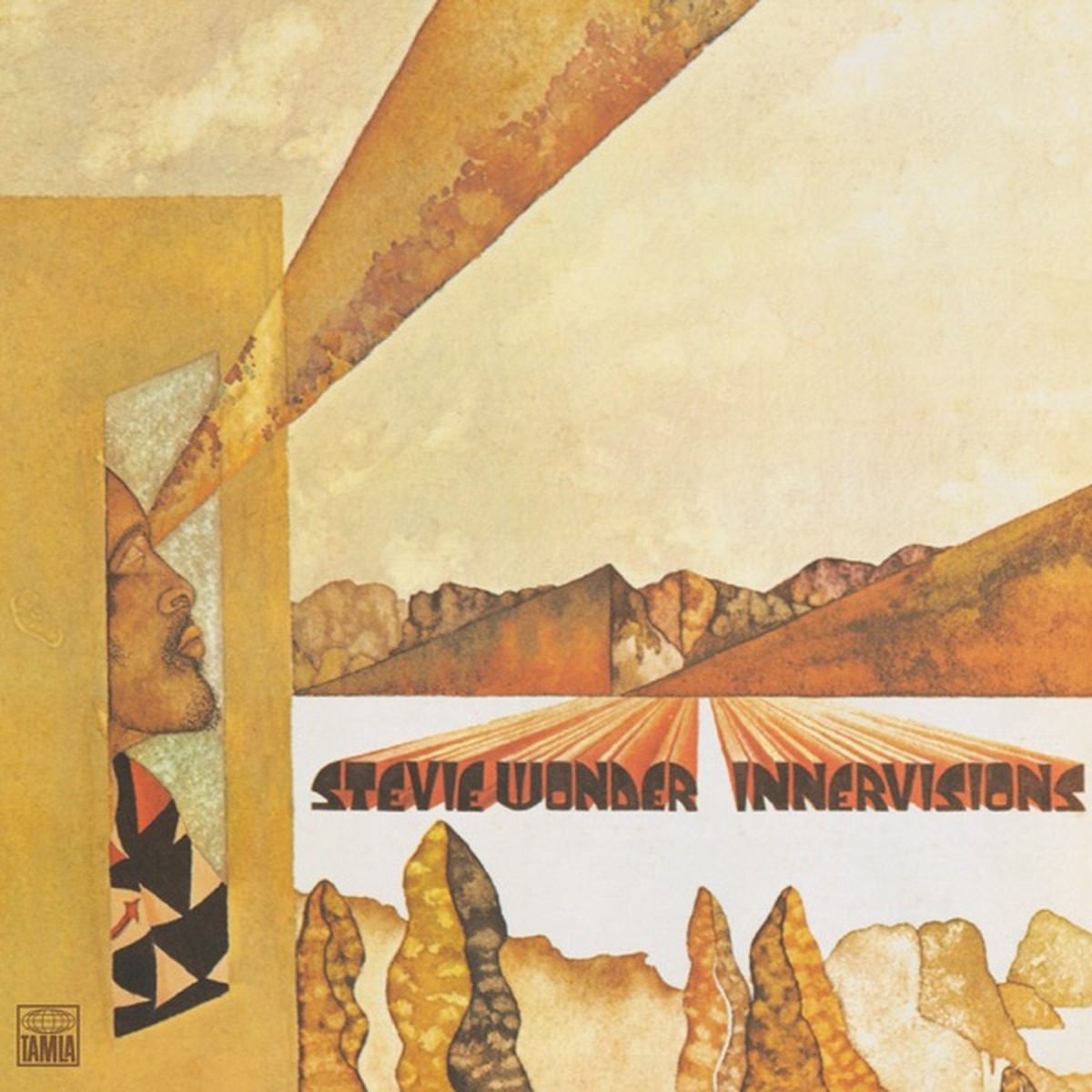 Innervisions by Stevie Wonder album cover