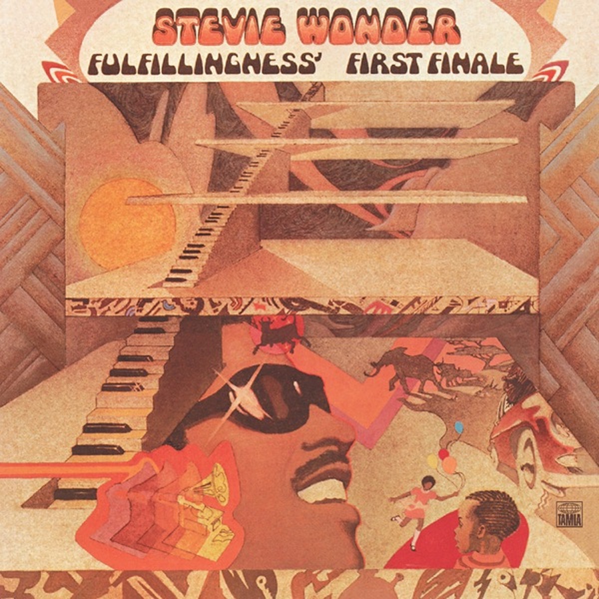 Fulfillingness' First Finale by Stevie Wonder album cover