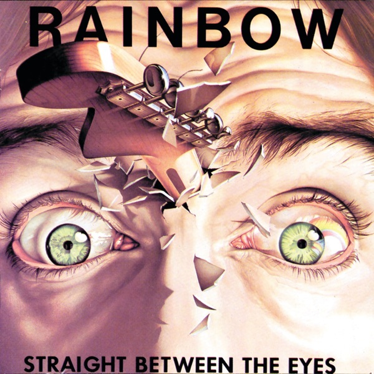Straight Between the Eyes by Rainbow album cover