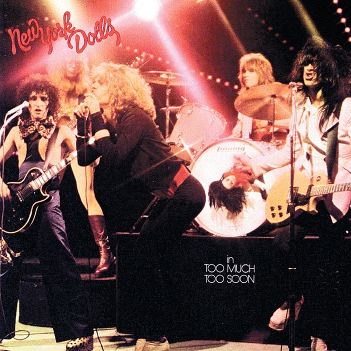 Too Much Too Soon by New York Dolls album cover