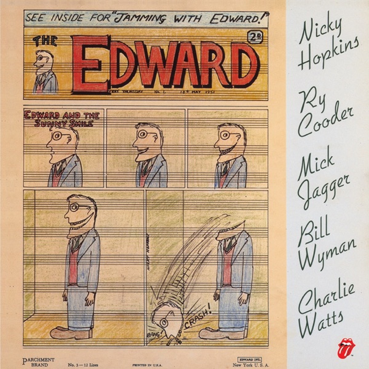 Jamming with Edward! by Ry Cooder, Nicky Hopkins, Mick Jagger, Bill Wyman, Charlie Watts