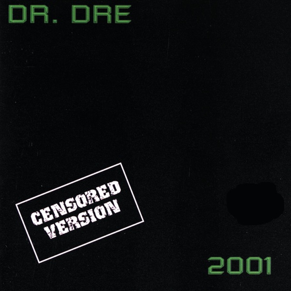 2001 by Dr. Dre album cover