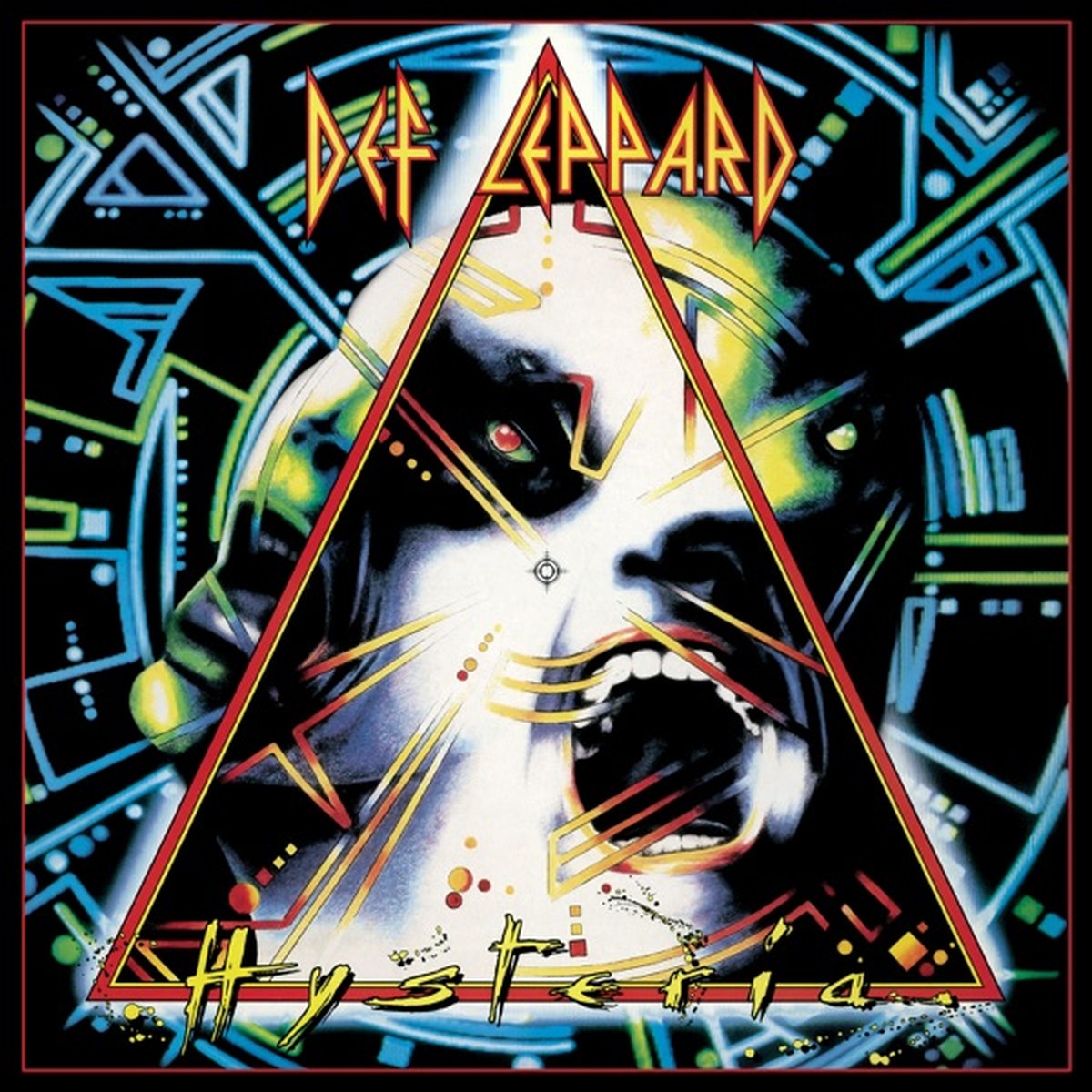 Hysteria by Def Leppard album cover