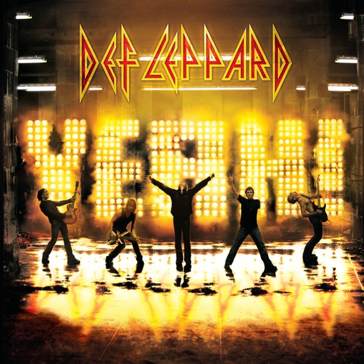 Yeah! (Def Leppard album) by Def Leppard album cover