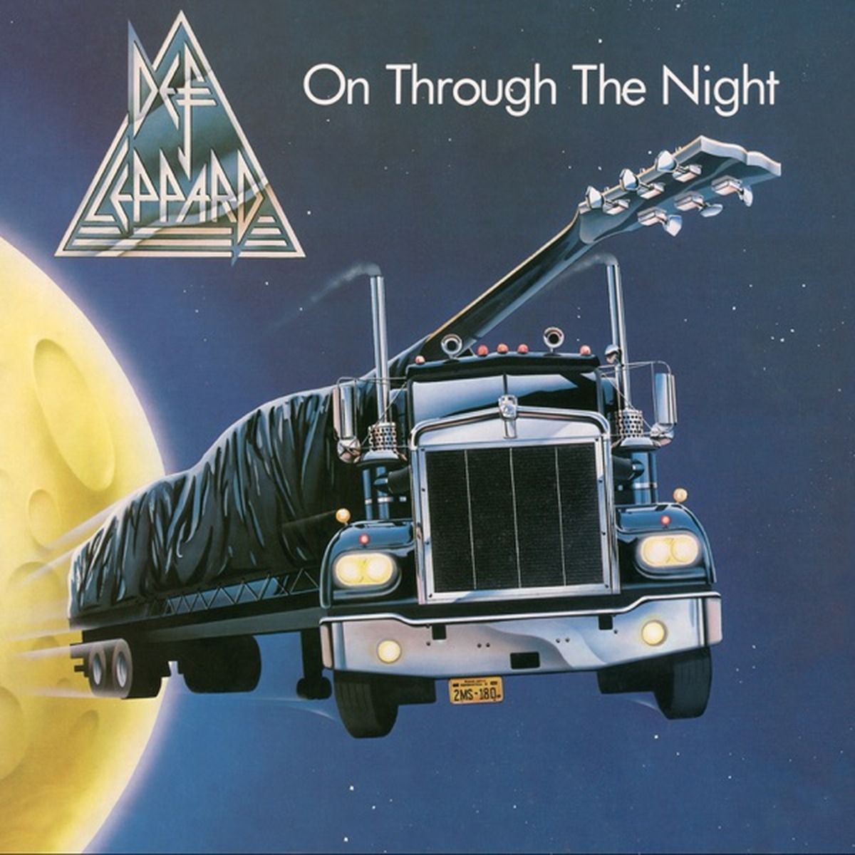 On Through the Night by Def Leppard album cover
