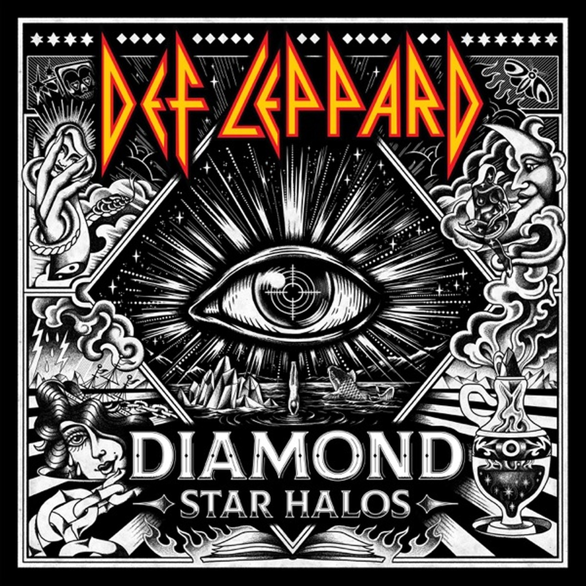 Diamond Star Halos by Def Leppard album cover