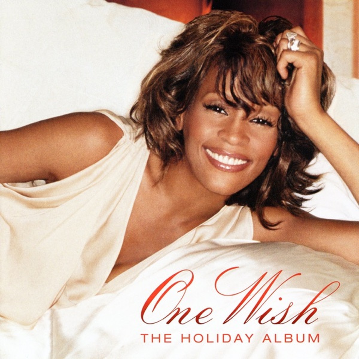 One Wish: The Holiday Album by Whitney Houston album cover