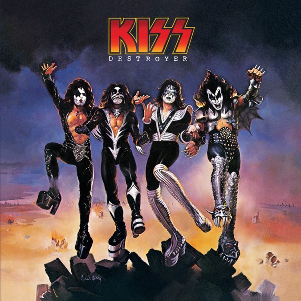 Destroyer by Kiss album cover