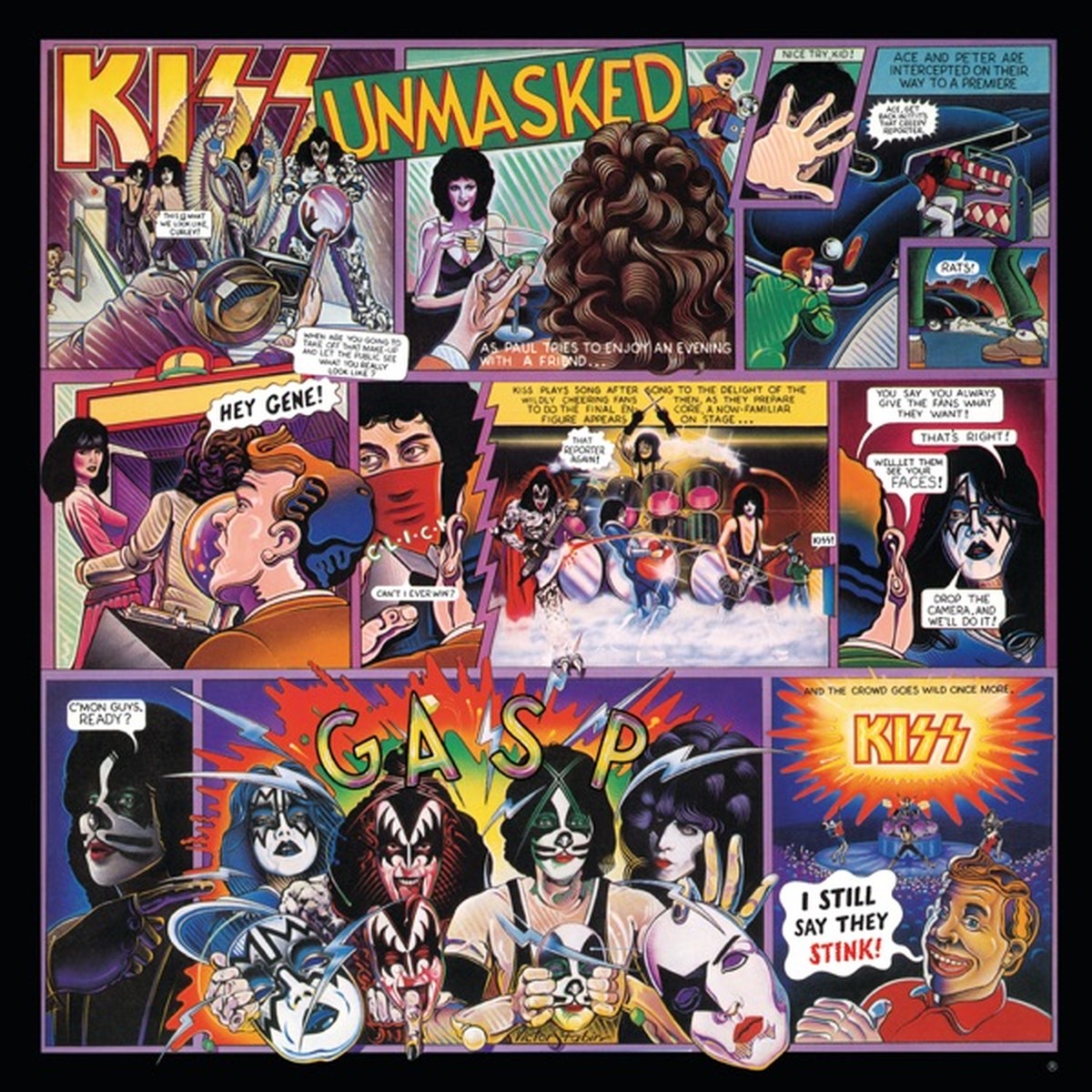 Unmasked (Kiss album) by Kiss album cover