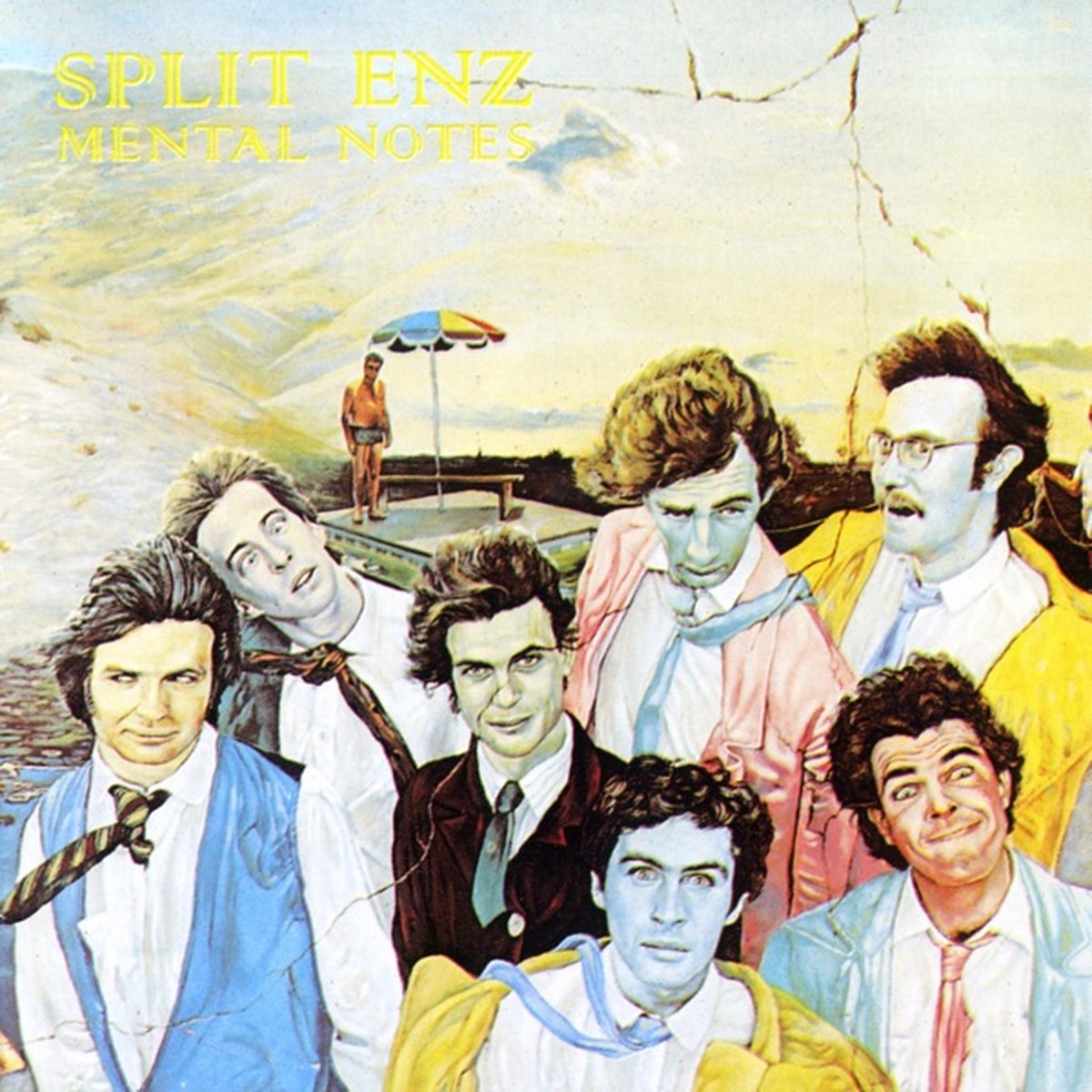Mental Notes by Split Enz album cover