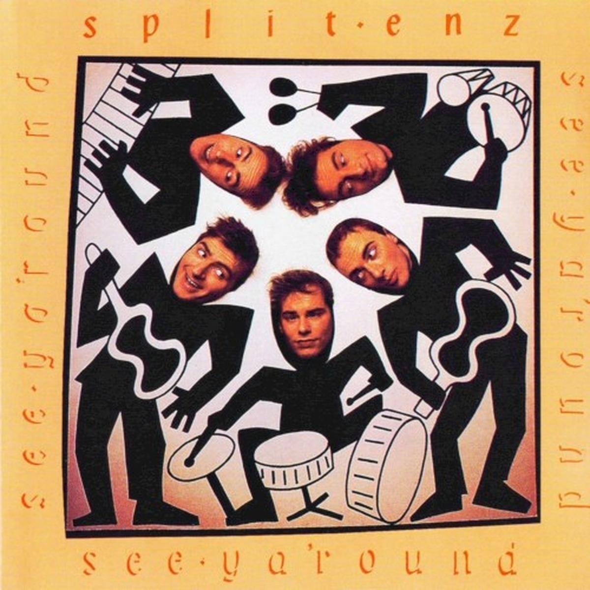 See Ya 'Round by Split Enz album cover