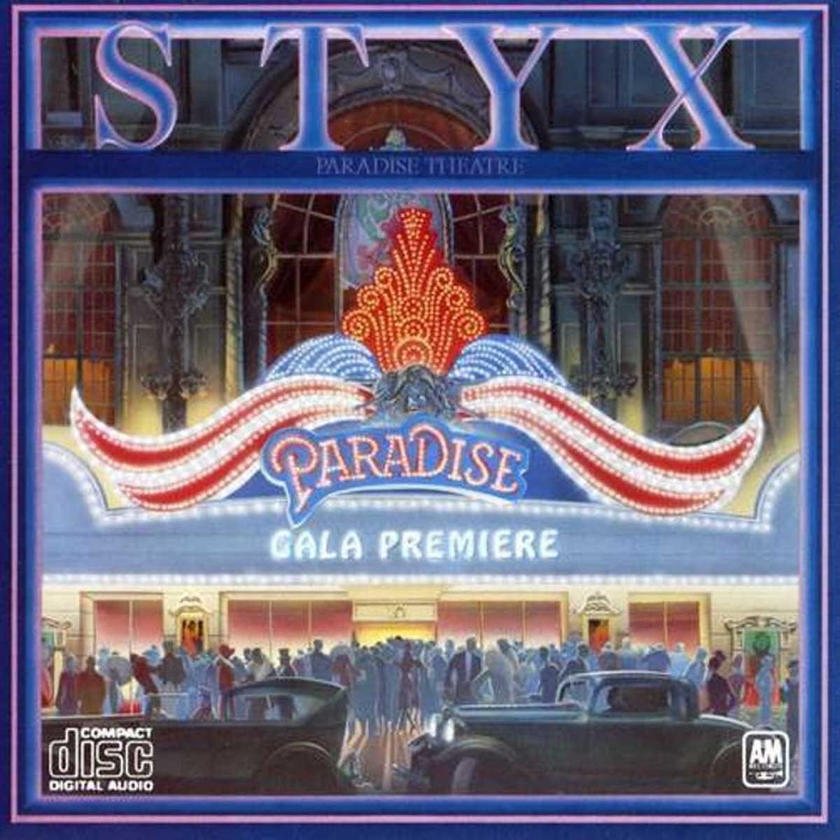 Paradise Theatre by Styx album cover