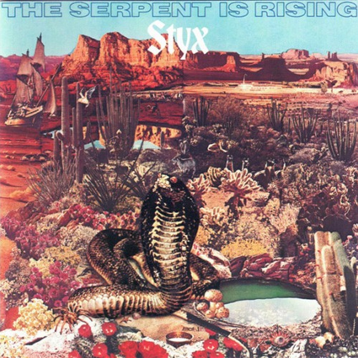The Serpent Is Rising by Styx album cover