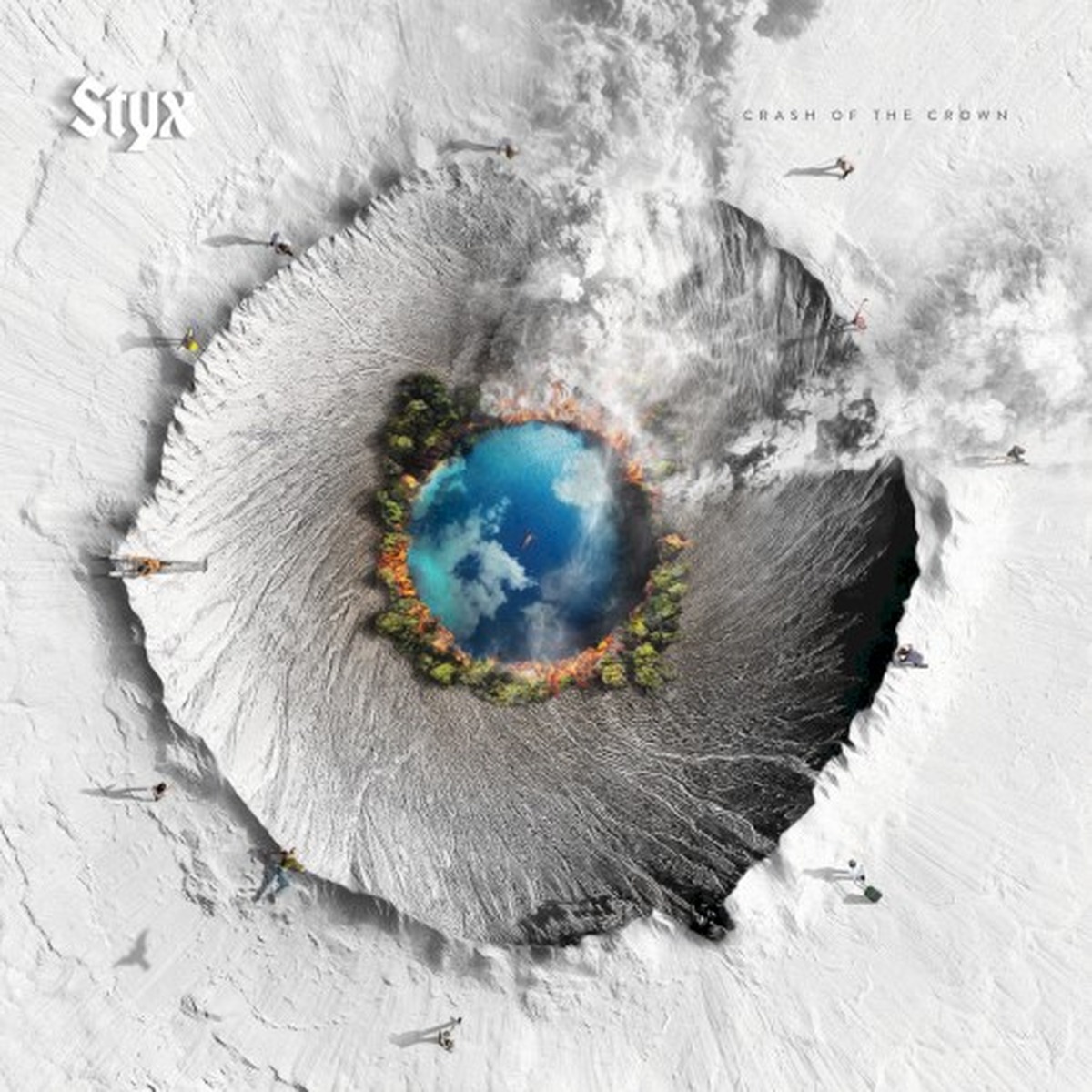 Crash of the Crown by Styx album cover