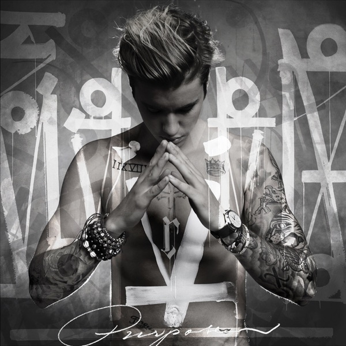 Purpose by Justin Bieber album cover