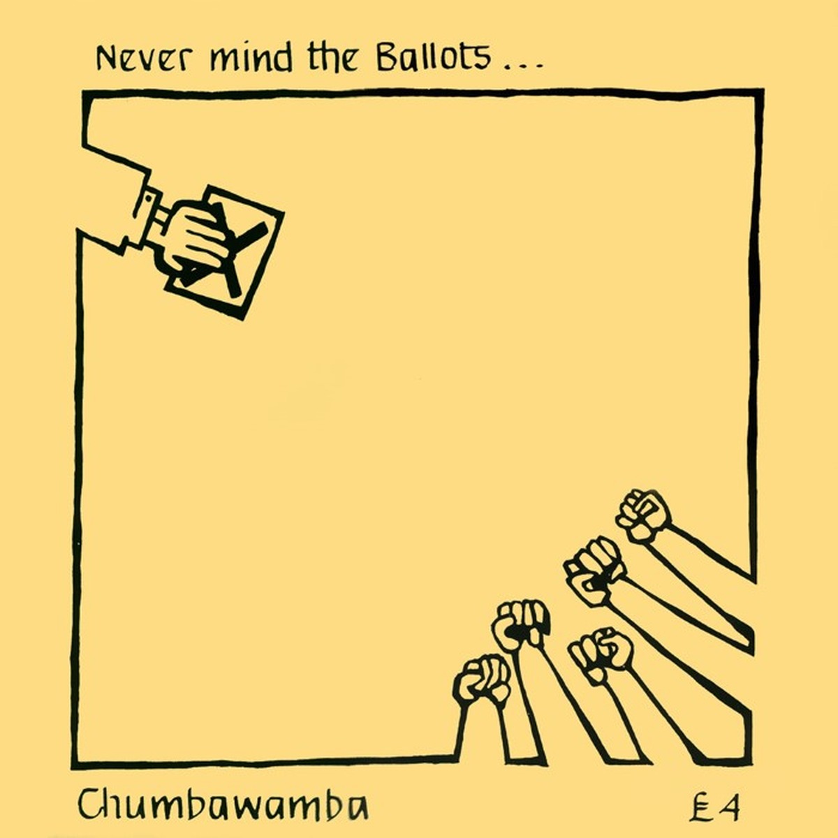 Never Mind the Ballots by Chumbawamba album cover