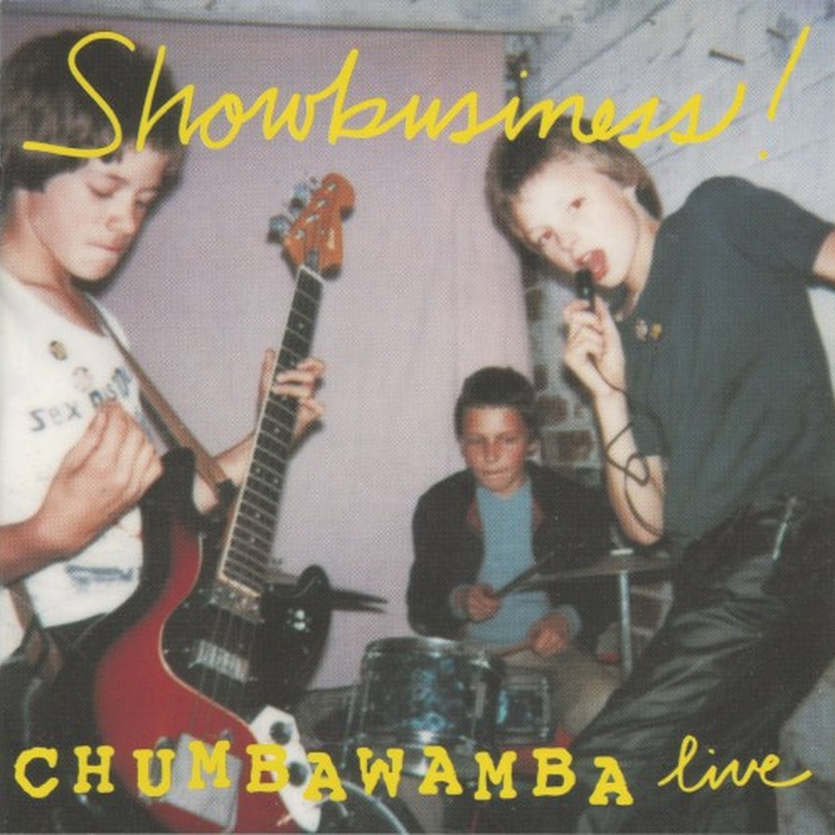 Showbusiness! by Chumbawamba album cover