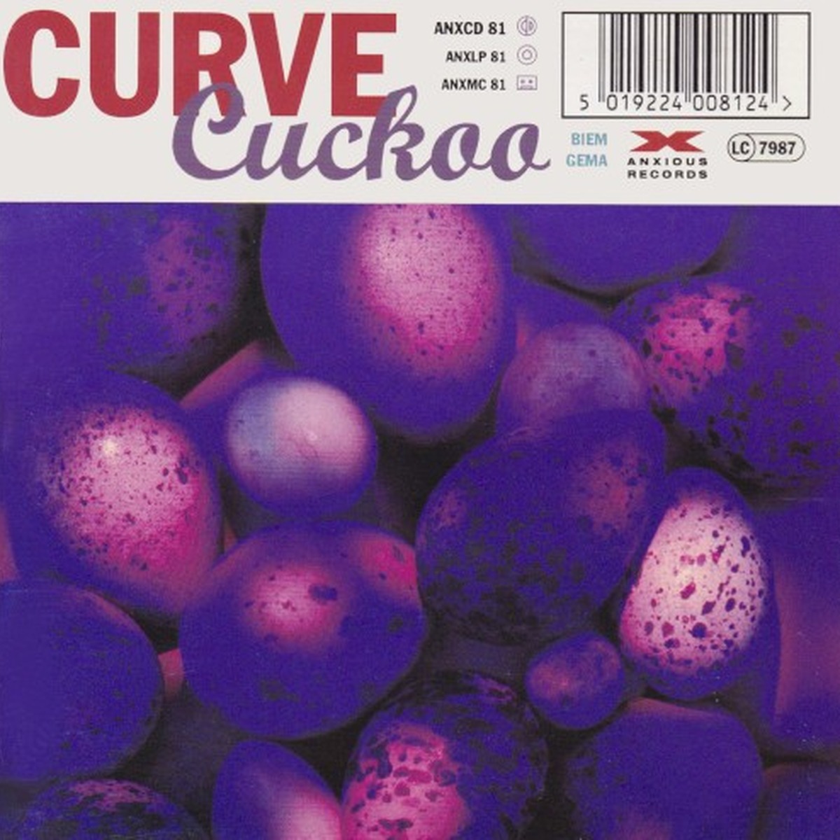 Cuckoo (album) by Curve album cover