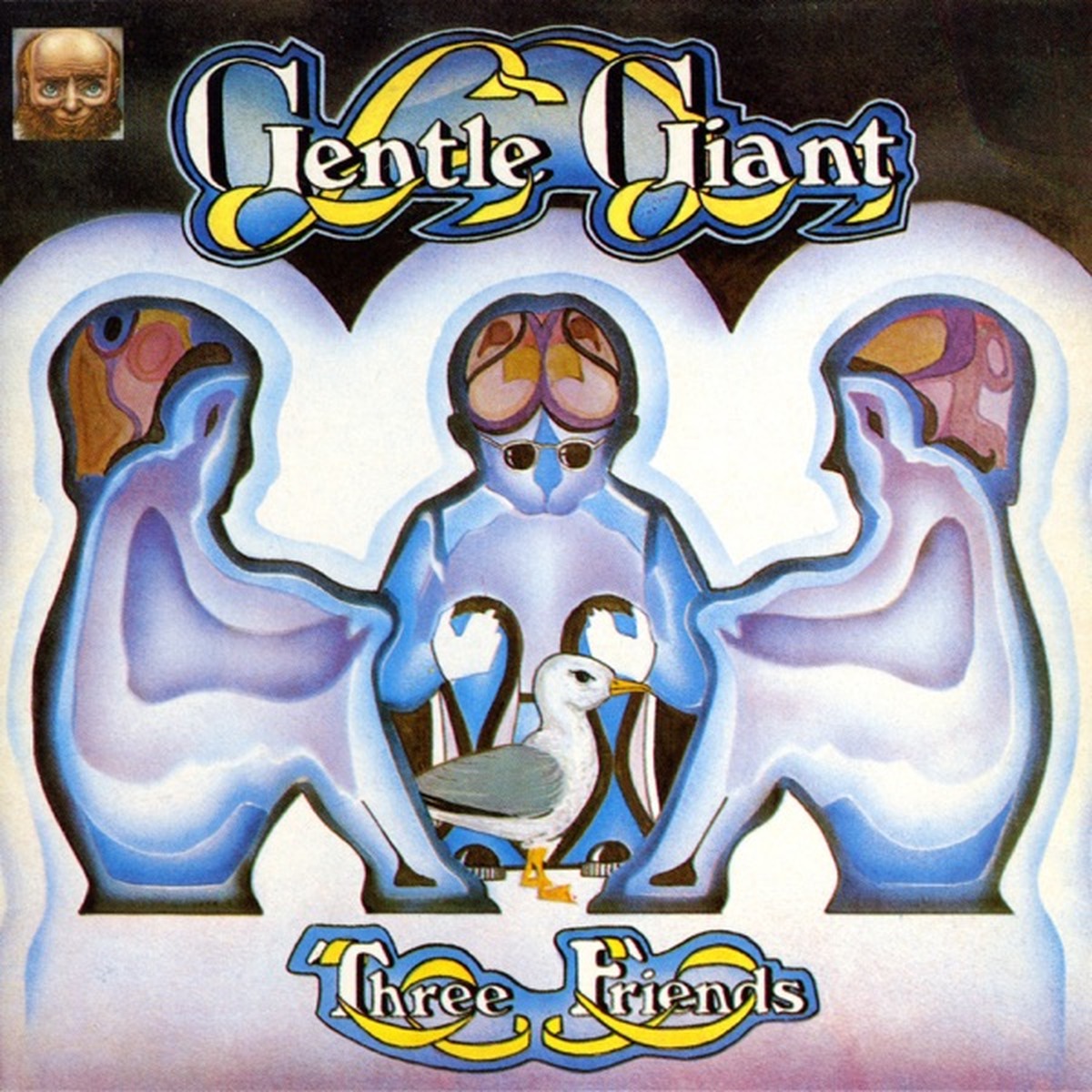 Three Friends by Gentle Giant album cover