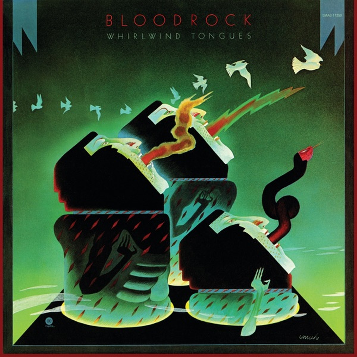 Whirlwind Tongues by Bloodrock album cover