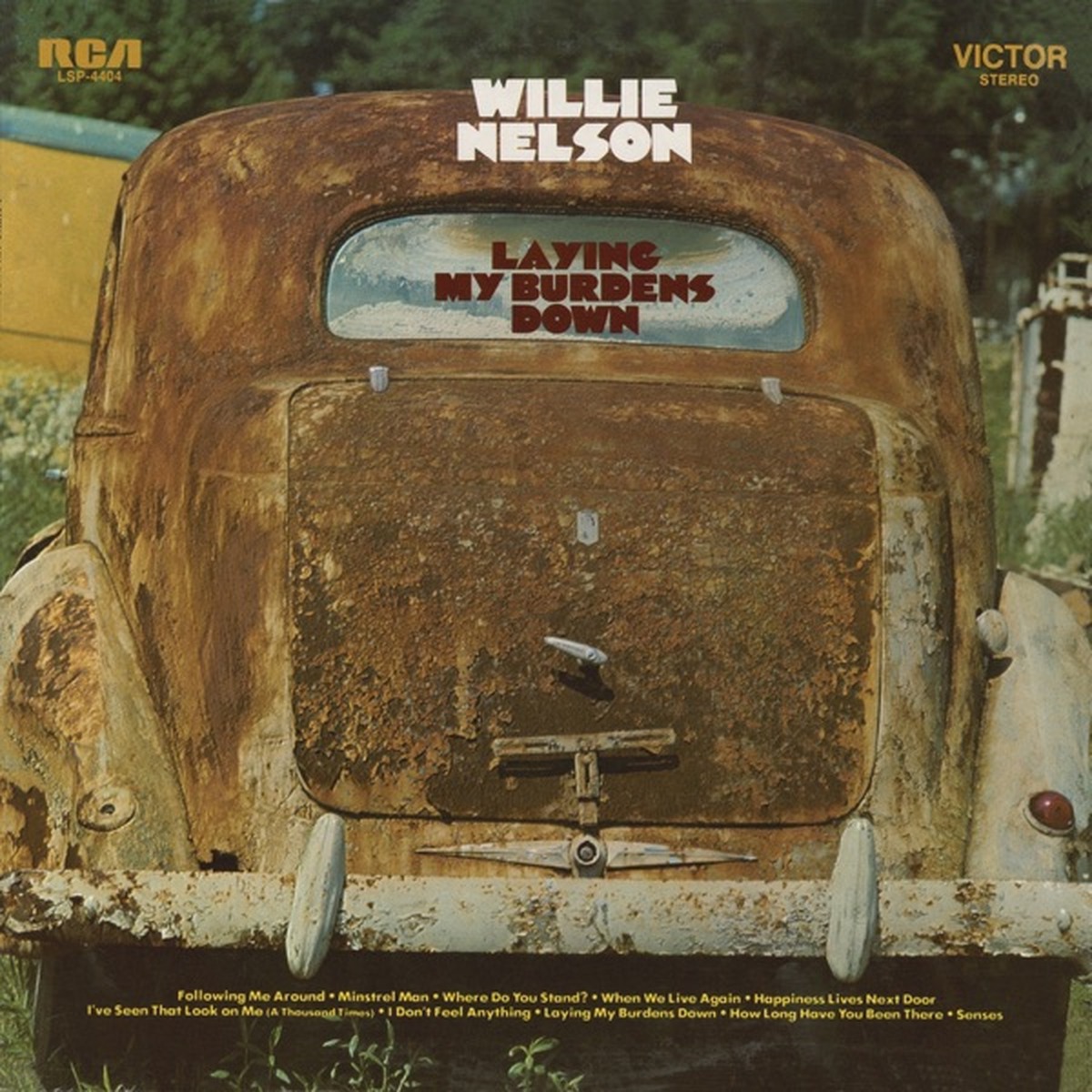 Laying My Burdens Down by Willie Nelson album cover