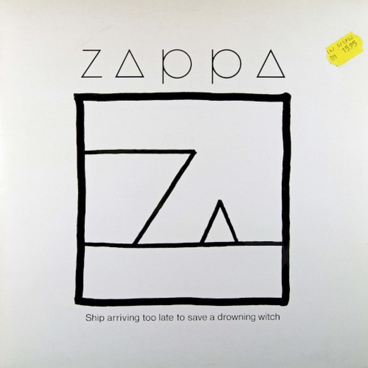 Ship Arriving Too Late to Save a Drowning Witch by Frank Zappa album cover