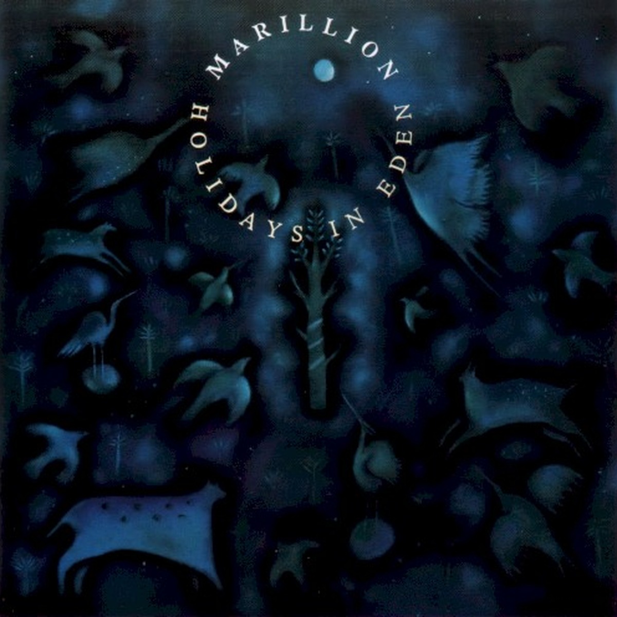 Holidays in Eden by Marillion album cover
