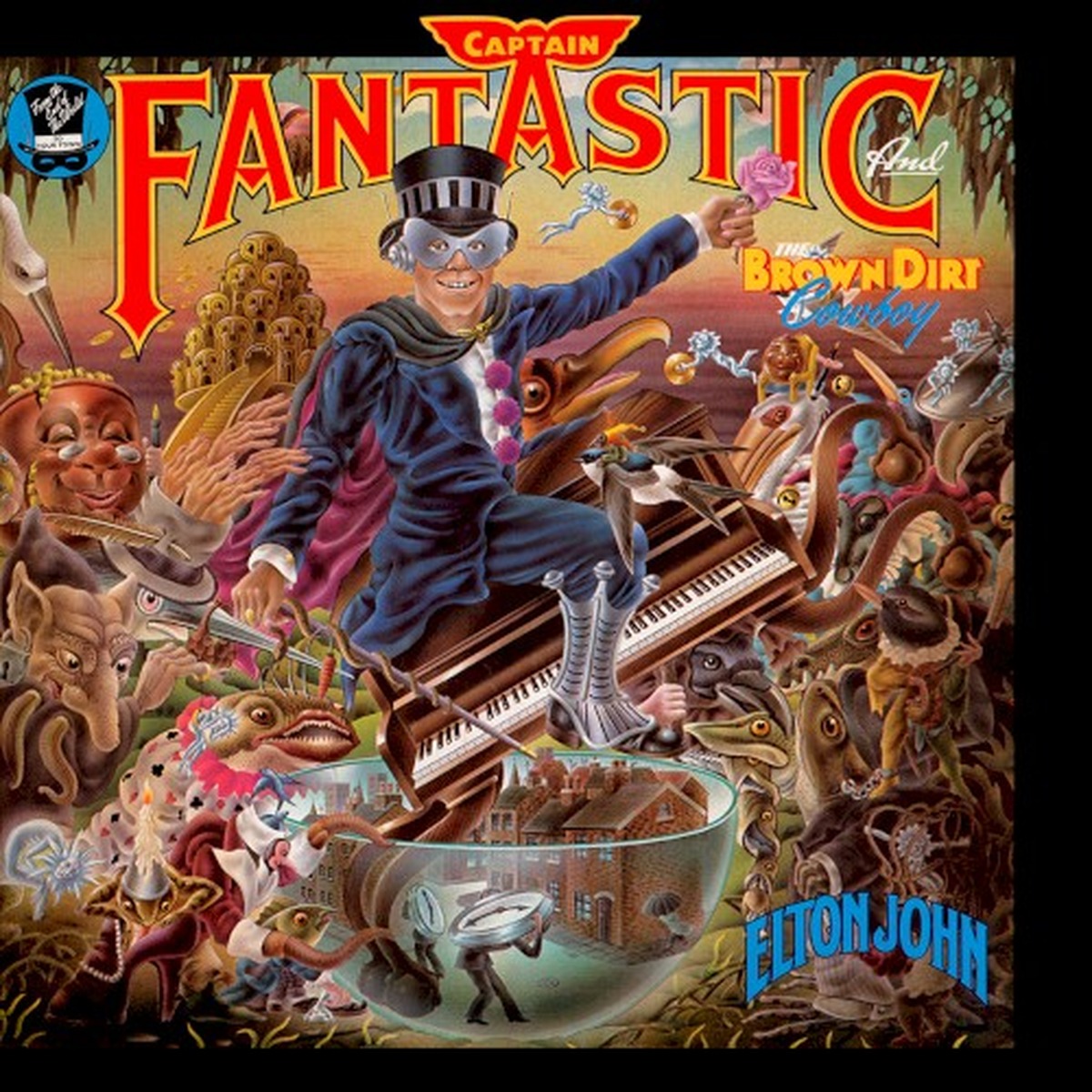 Captain Fantastic and the Brown Dirt Cowboy by Elton John album cover